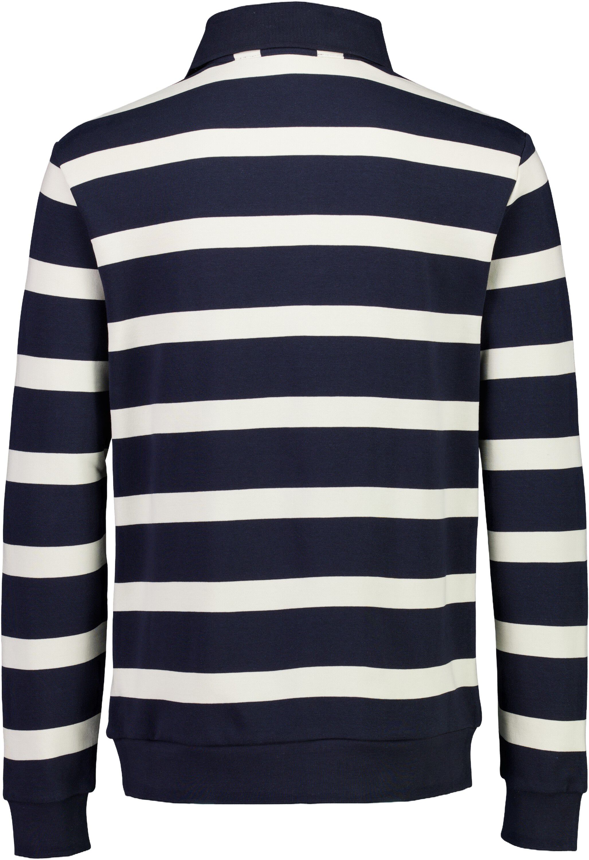 Striped polo sweatshirt L/S