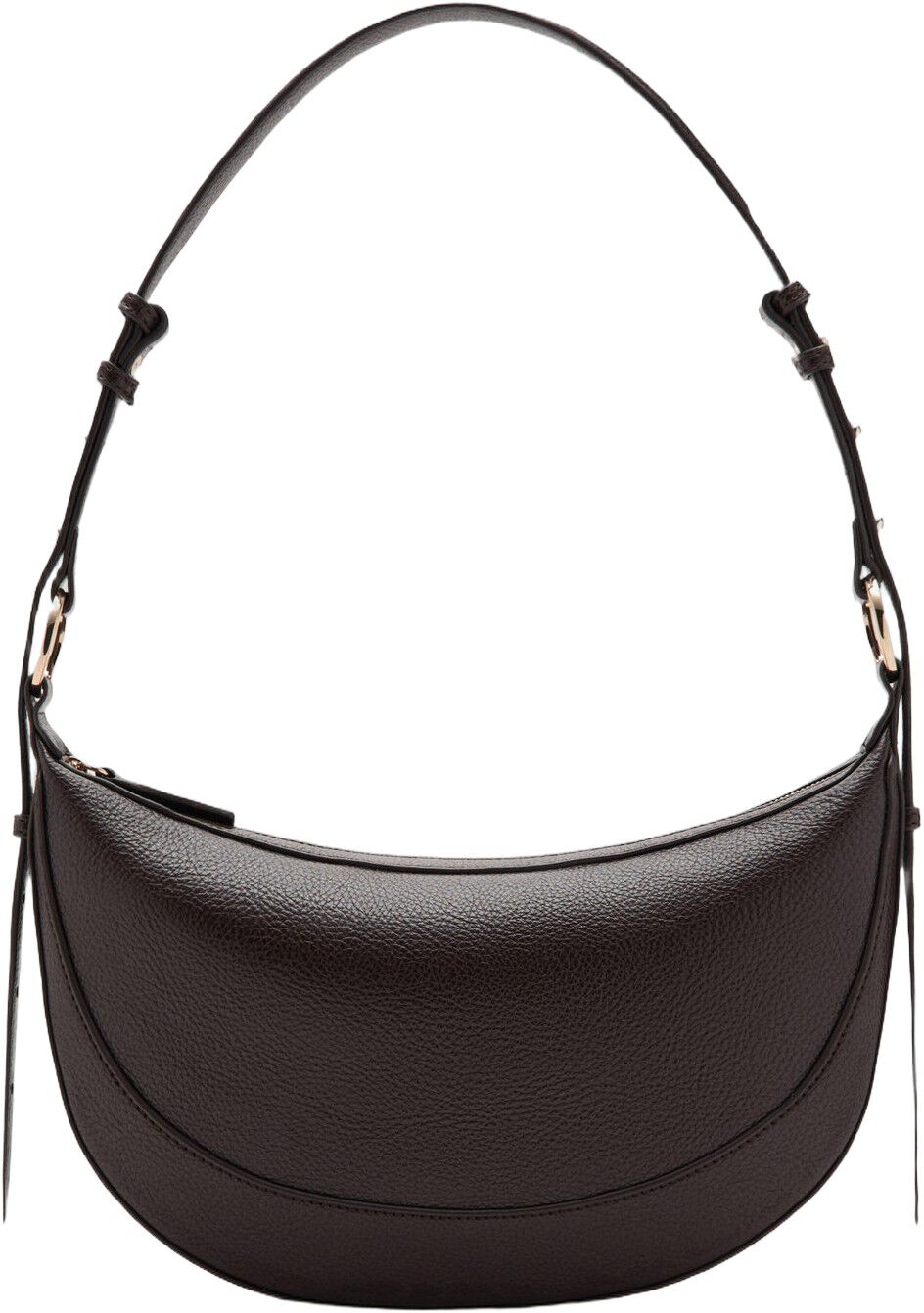 Oval shoulder bag