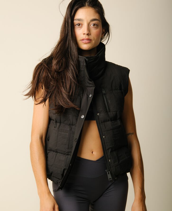 Cartel x Align by Blume puffer vest - Nero