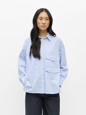 OBJZILA L/S LO POCKET SHIRT E TNE