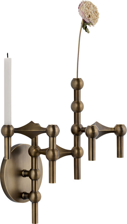 STOFF Nagel wall hanger - bronzed brass/bruneret messing