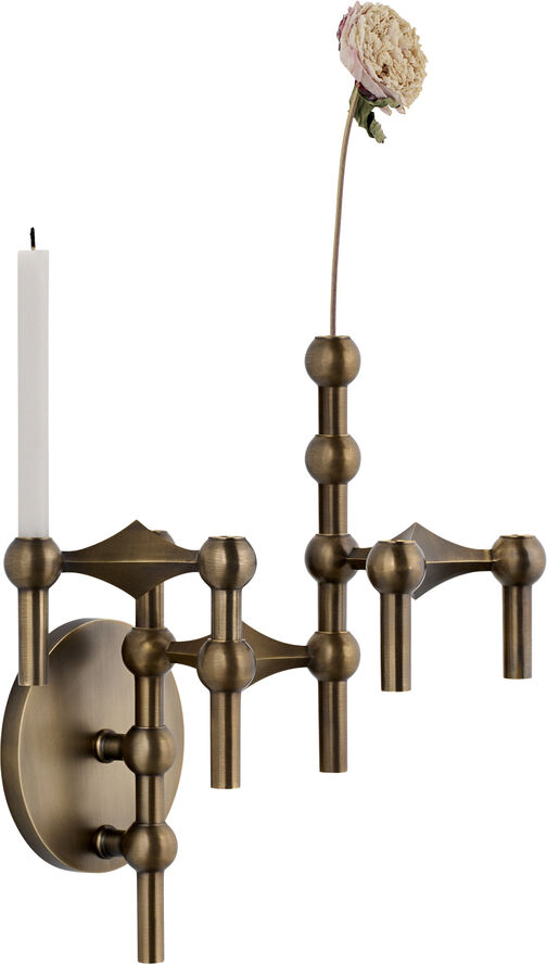 STOFF Nagel wall hanger - bronzed brass/bruneret messing