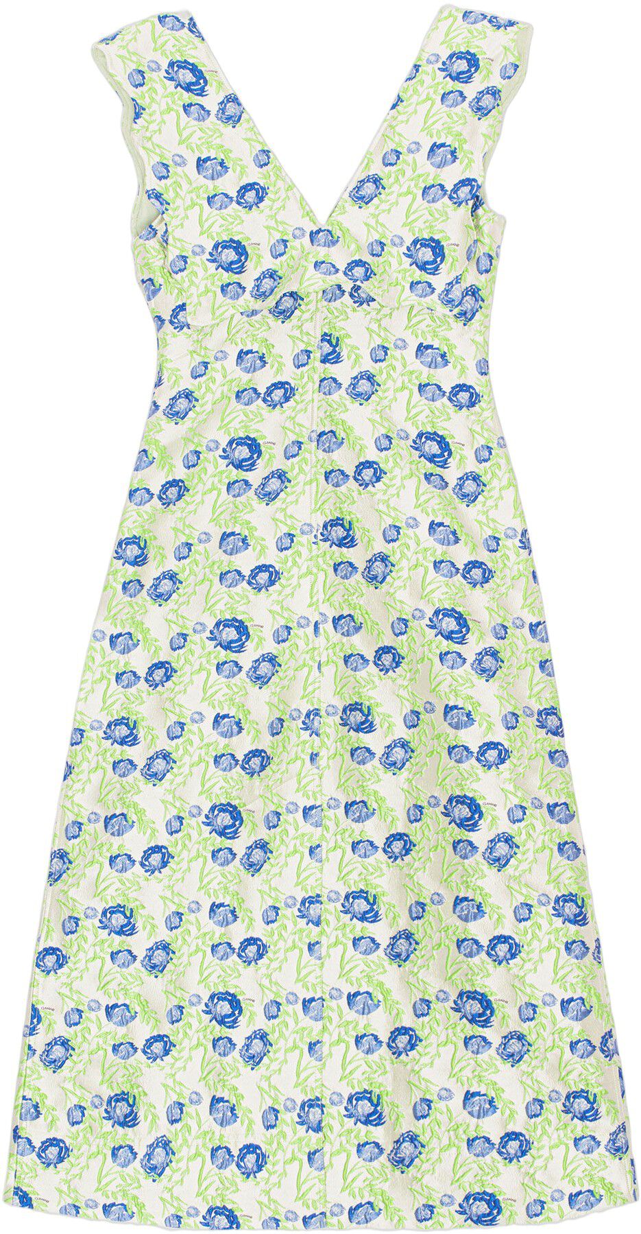 L&aring;ngkl&auml;nning med rhythm-krage i 3D Jacquard