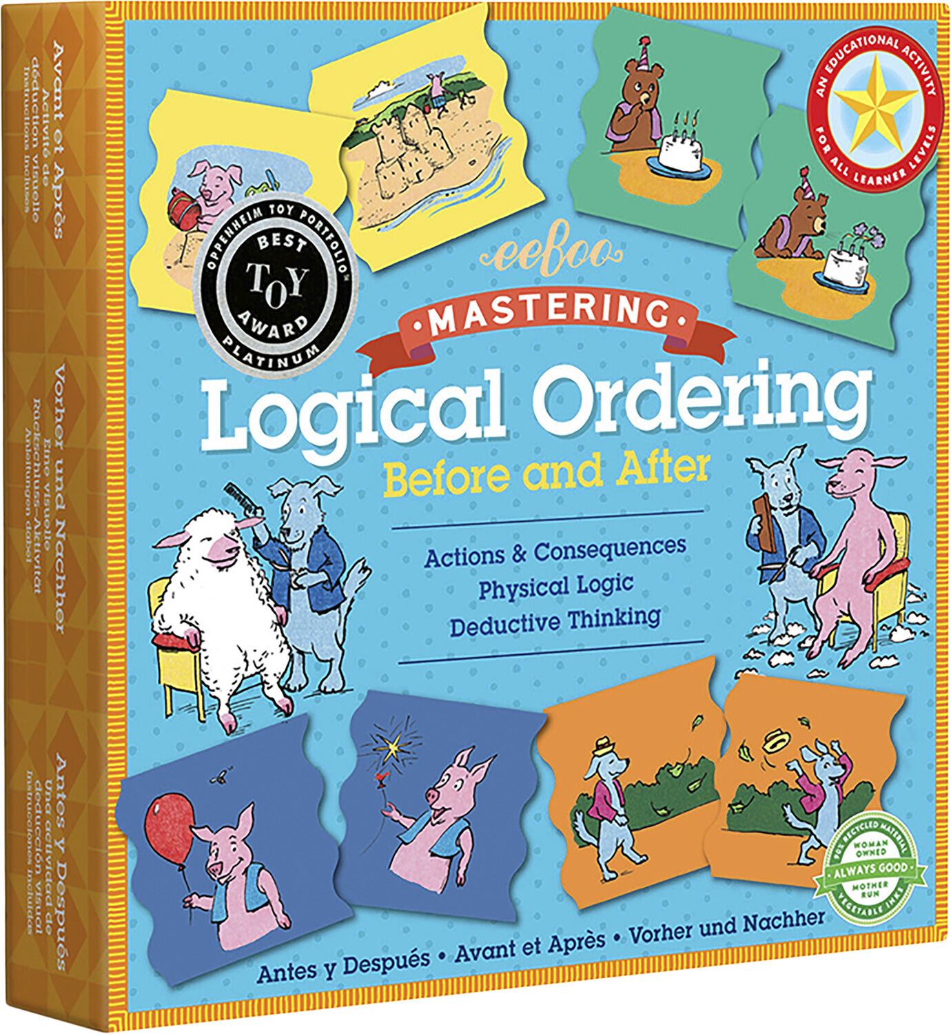 eeBoo - Leg & L&aelig;r puslespil - Logisk orden