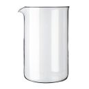 L&oslash;st glas til 12 kop kaffebrygger, dia 11. 7 cm, H 18. 5 cm