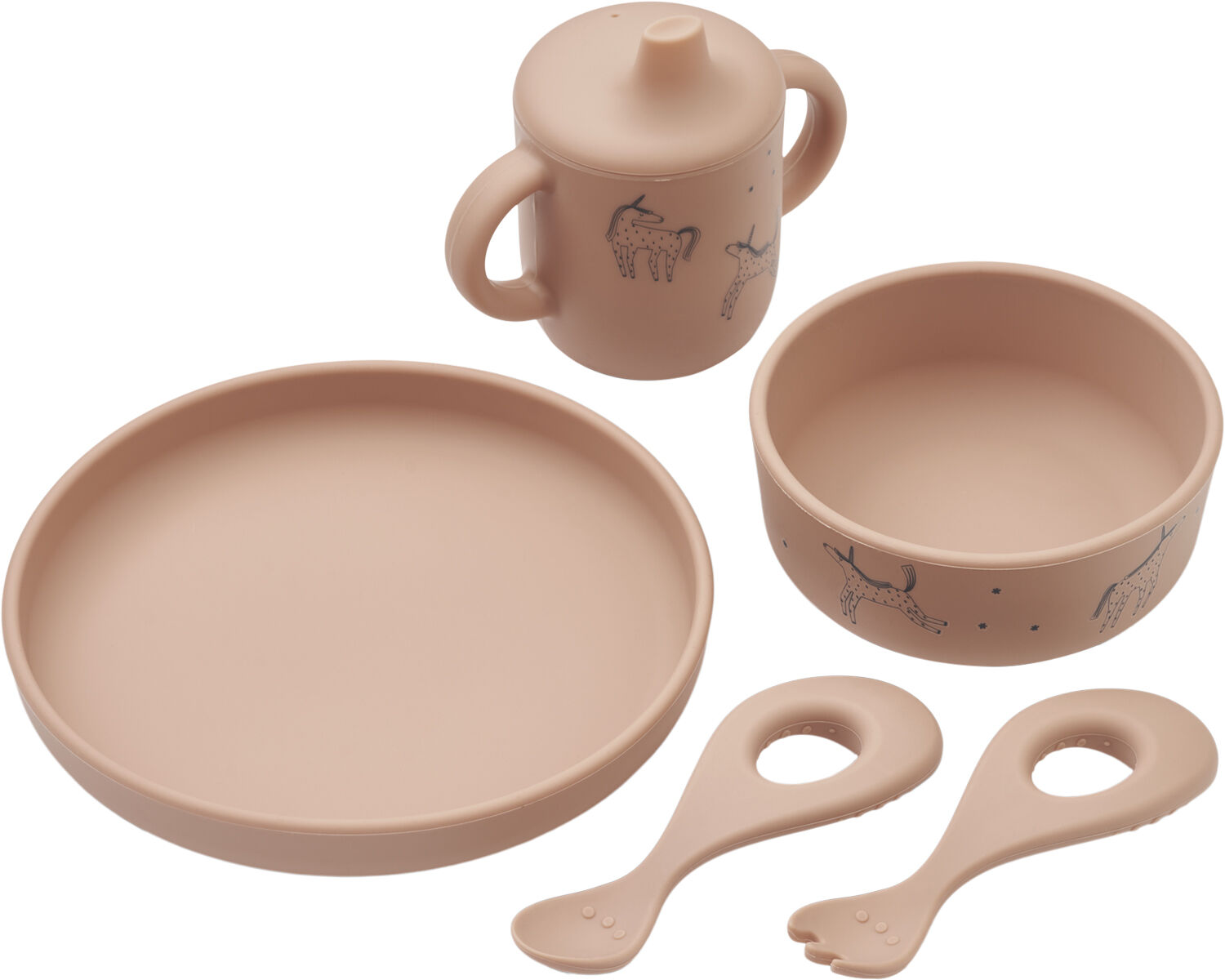 Ryle Printed Tableware Set Unicorn