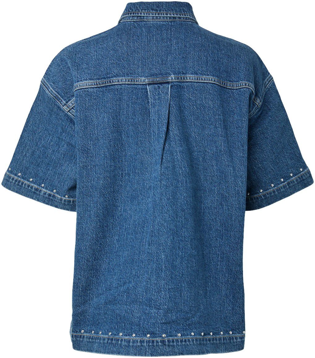 Pckarla Ss Denim Shirt D2D Pp