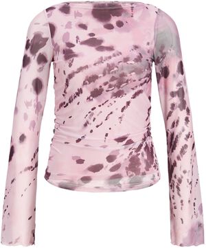 JXMINNA MESH LS TOP WVN LN