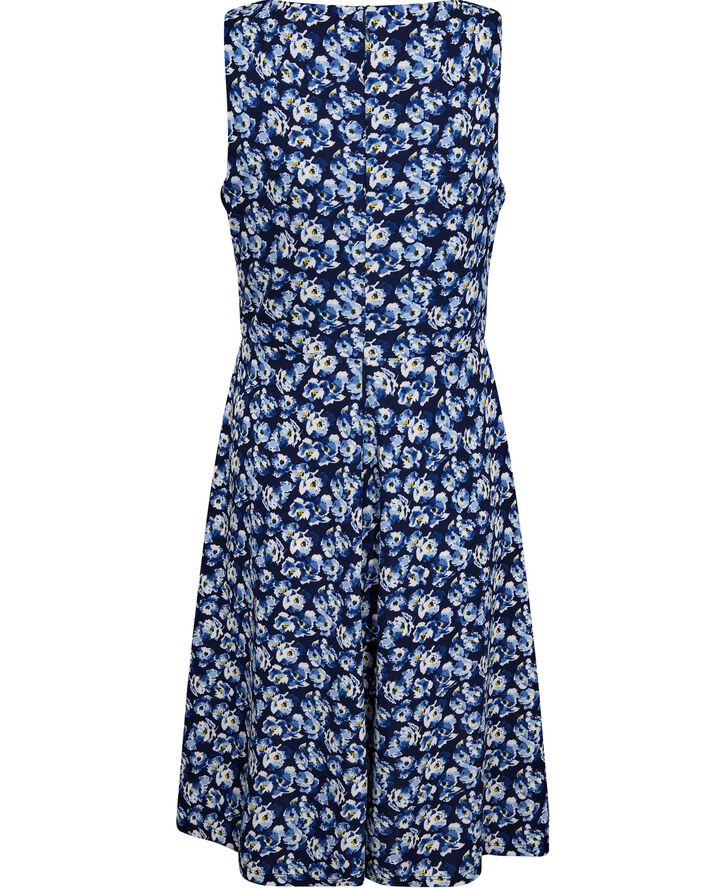 Floral Jersey Sleeveless Dress