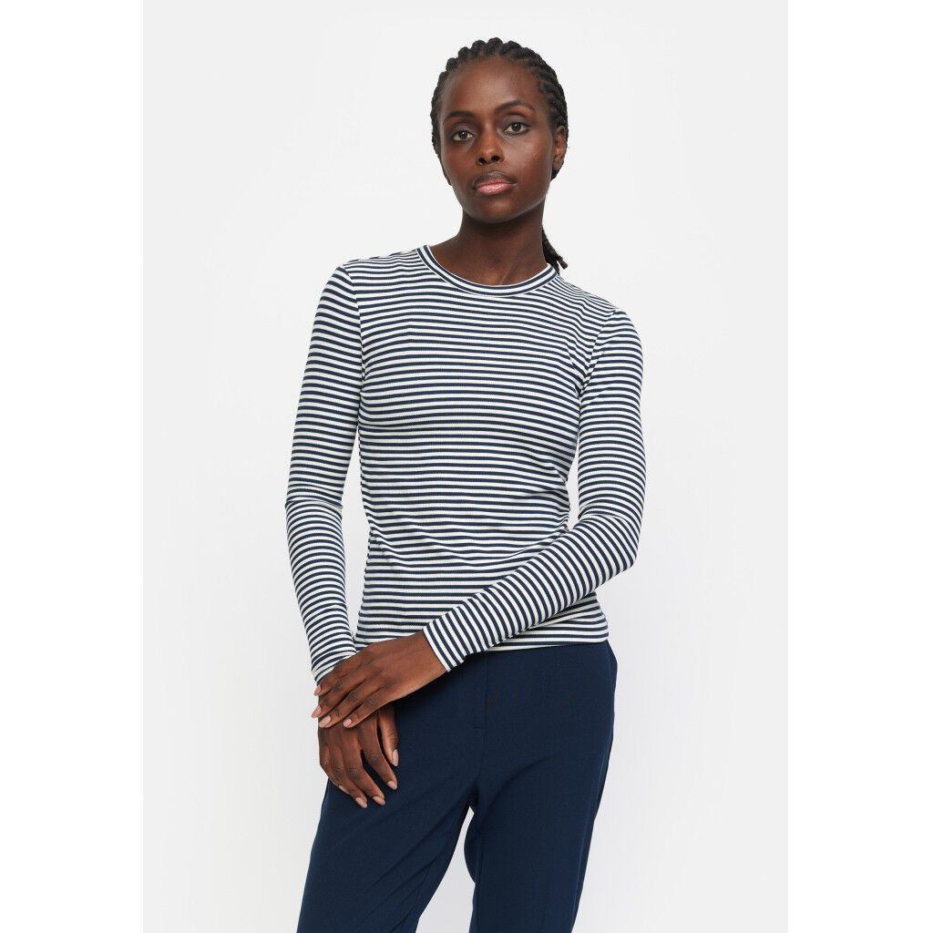 SRFenja Stripe O-neck Top