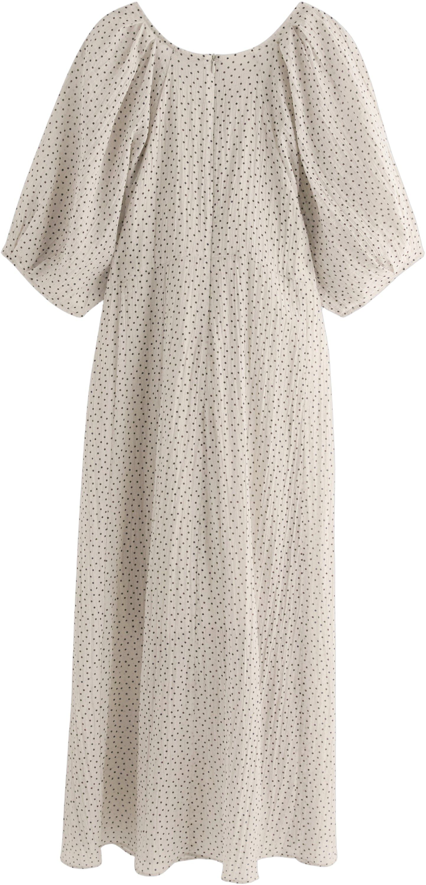 Woven maxi dress in soft viscose wi