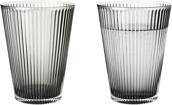 GC Nouveau Vandglas 36 cl smoke 2 stk.