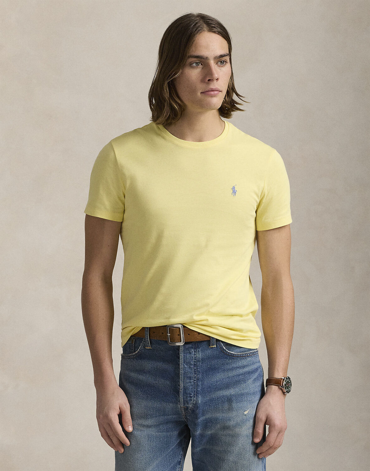 Custom Slim Fit Jersey Crewneck T-Shirt