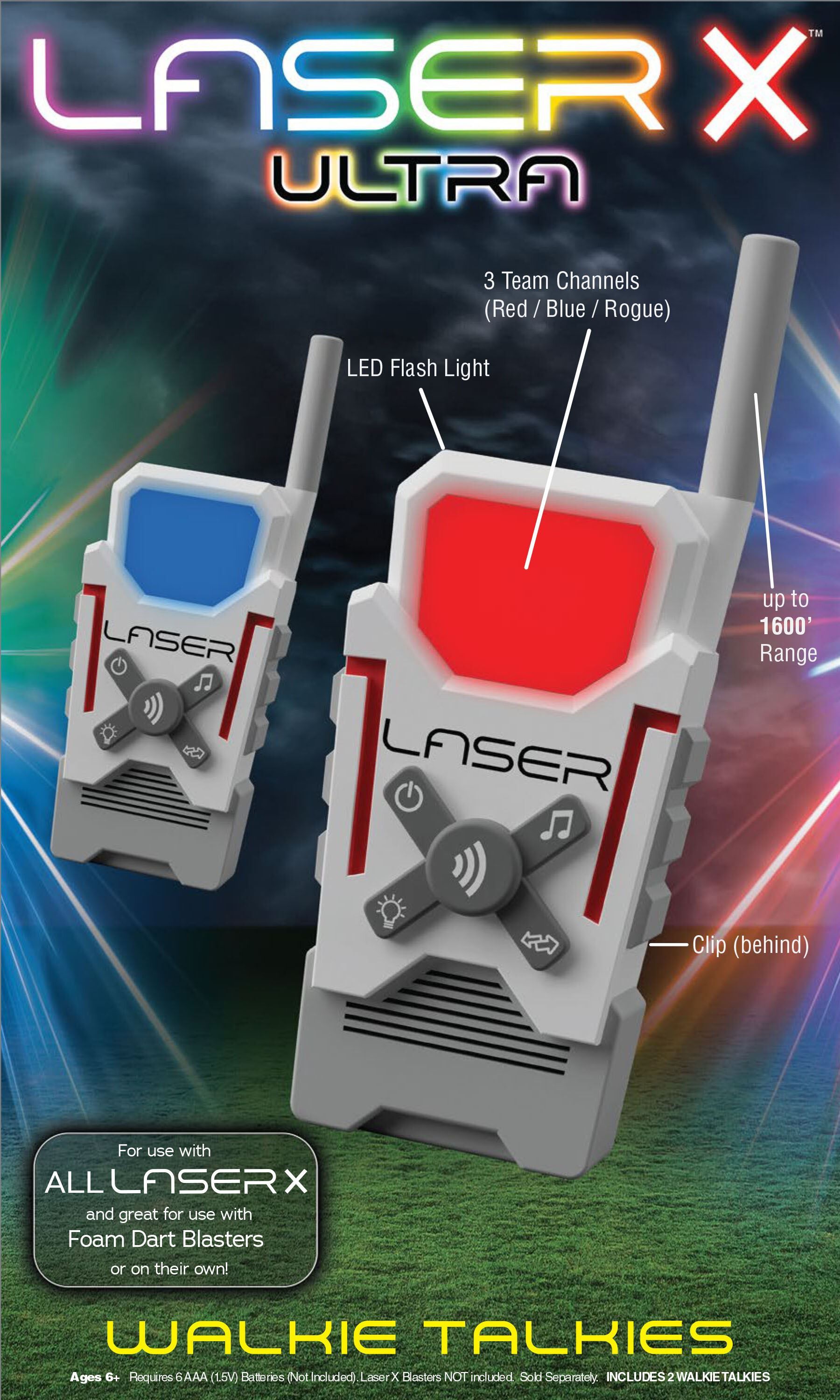 Laser X walkie Talkie