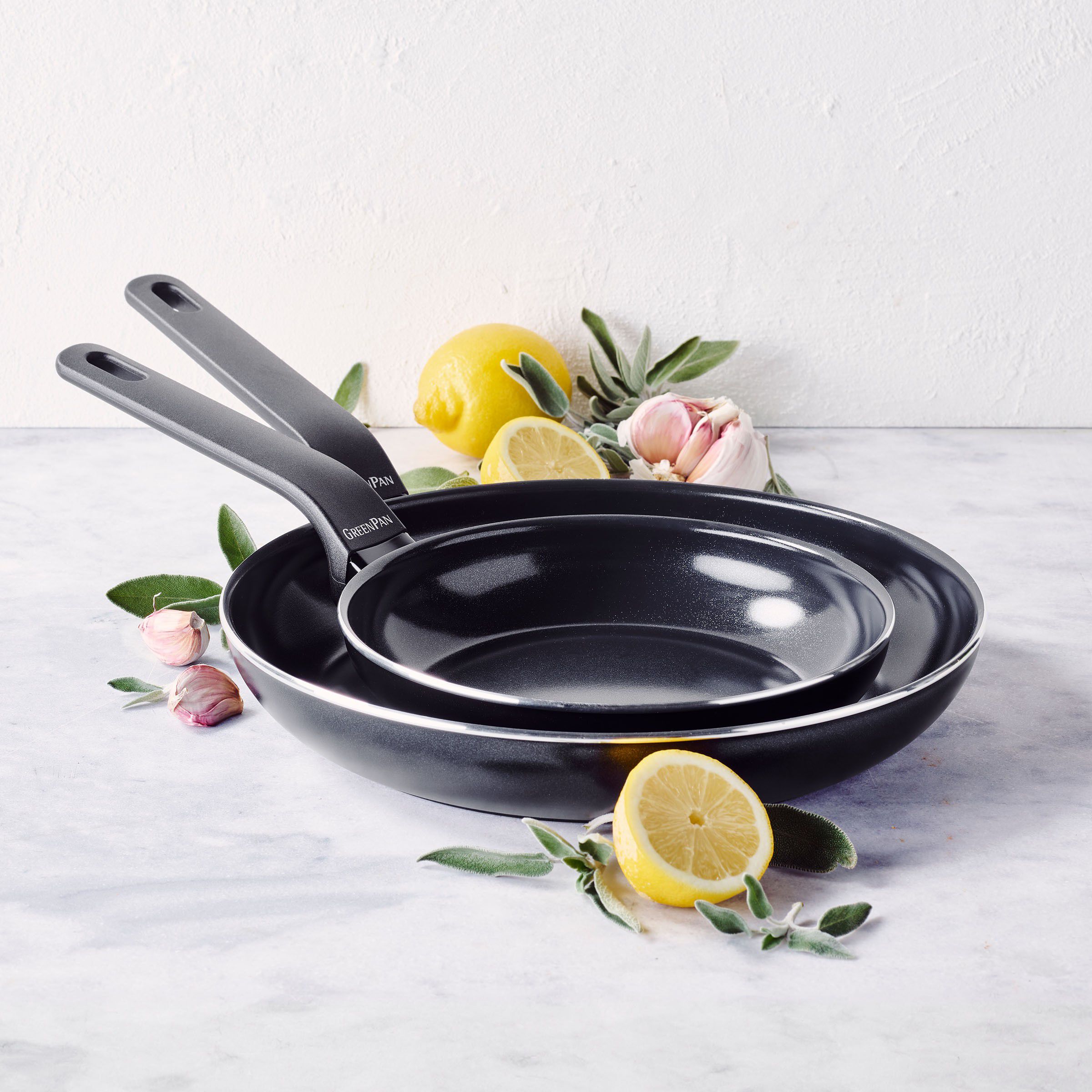 GP-ESSEN FBl Alu Perf-ind opn fry set 2pc 20+28