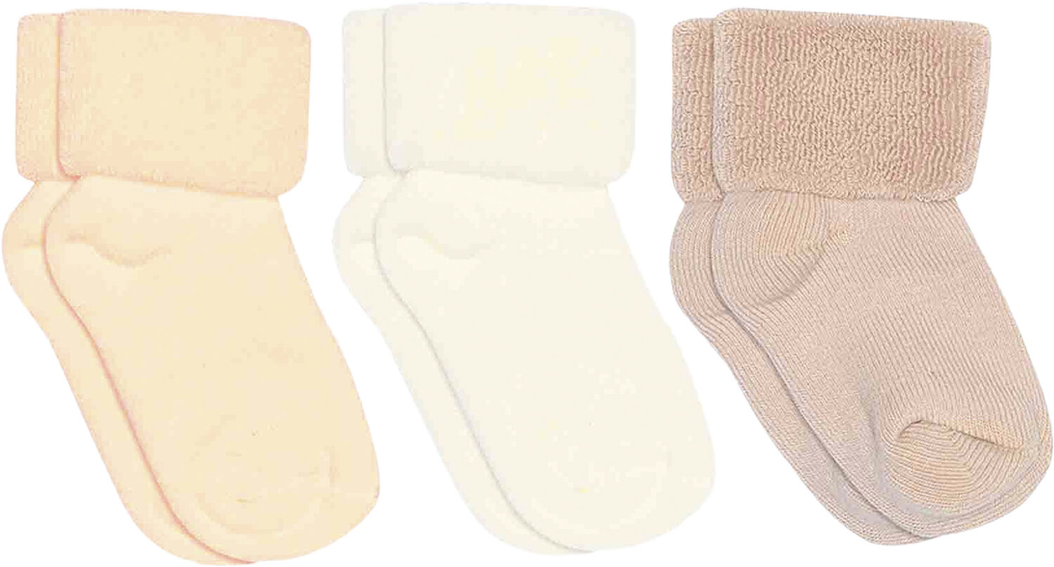 Cotton baby socks - 3-pack