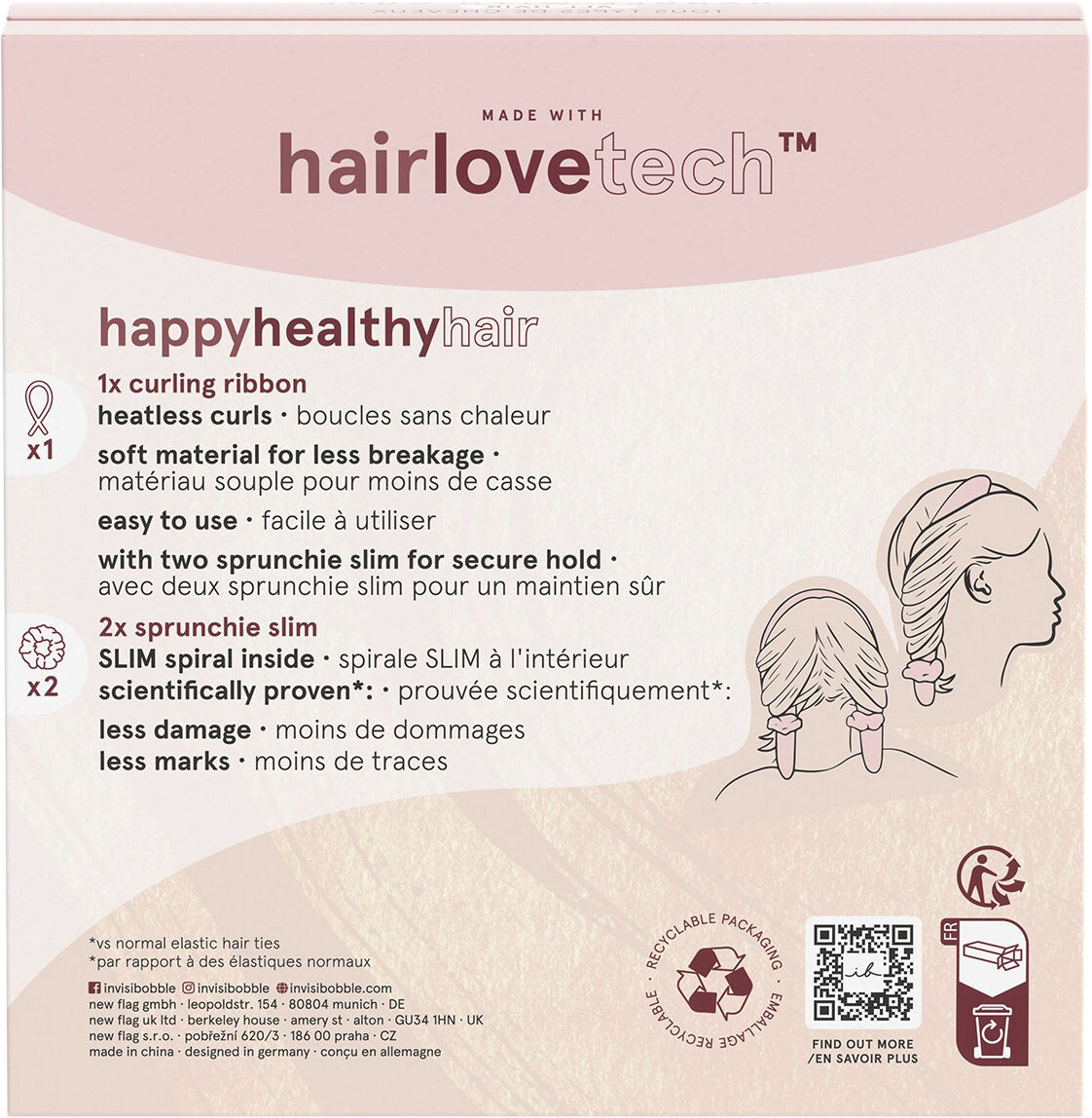 Handle with curl - Heatless curling set