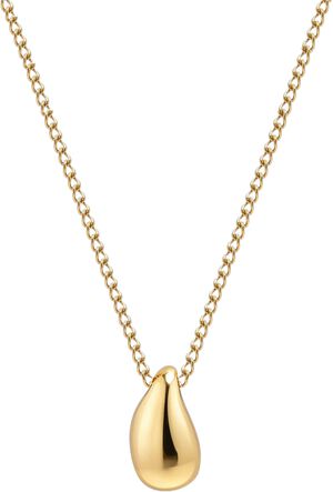 Women's Gold Drop Pendant Necklace