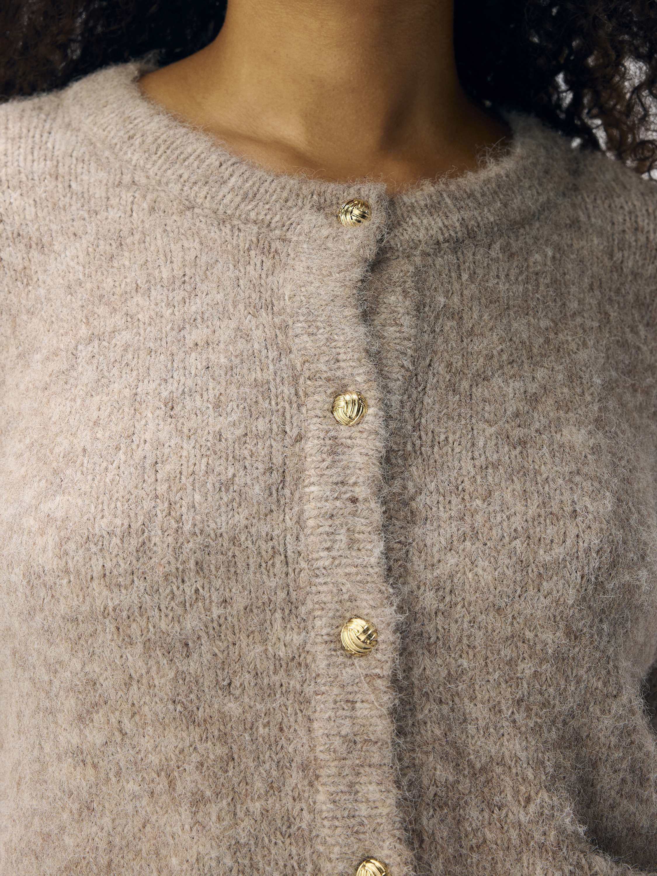 Objsaggia Re L/S Knit Cardigan Noos