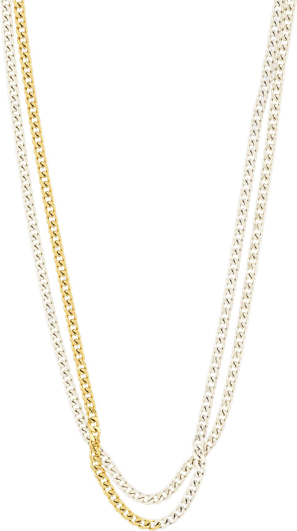 INNER 2-in-1 set necklaces, mixed metal