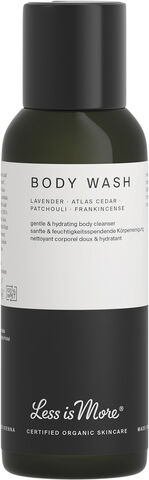 Organic Body Wash Lavender Travel Size 50 ml.