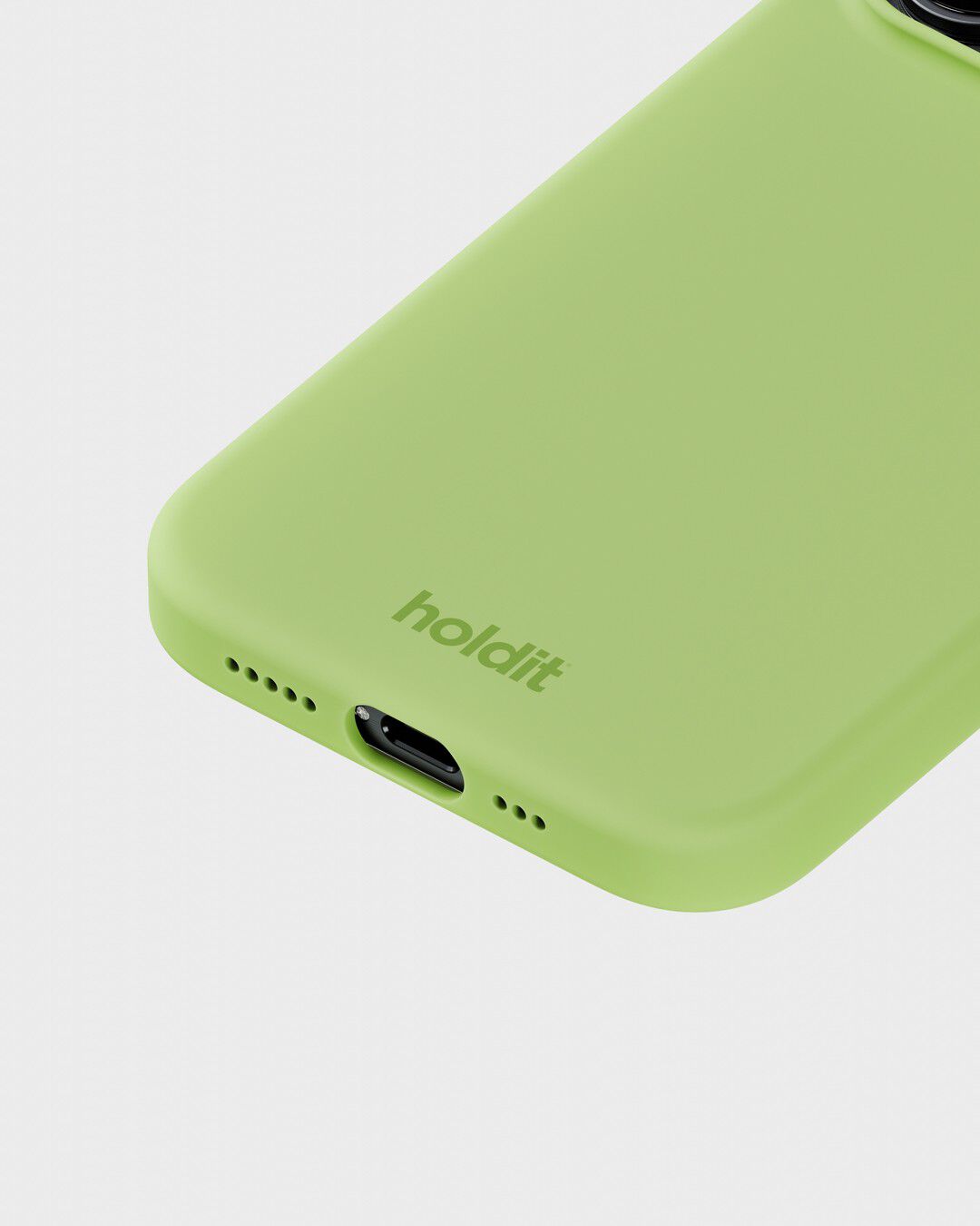 Silicone Case iPhone 15 ProMax Match Green