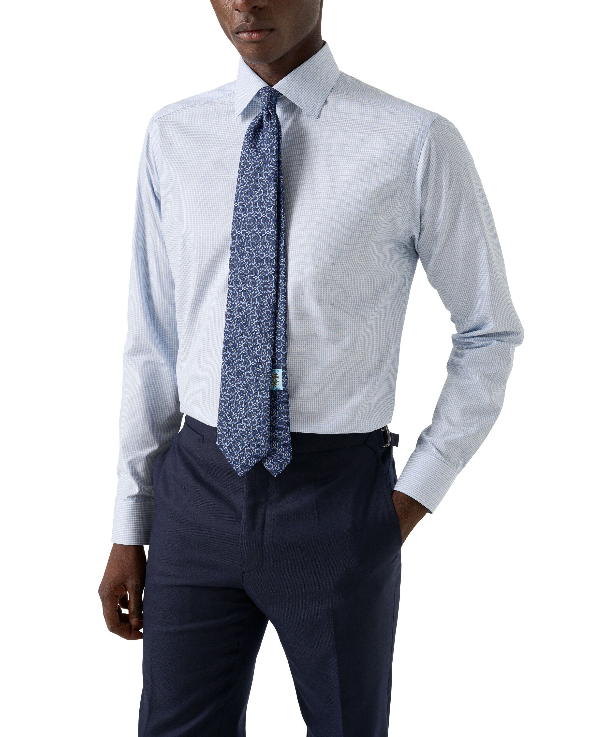 Slim Fit Check Twill Shirt