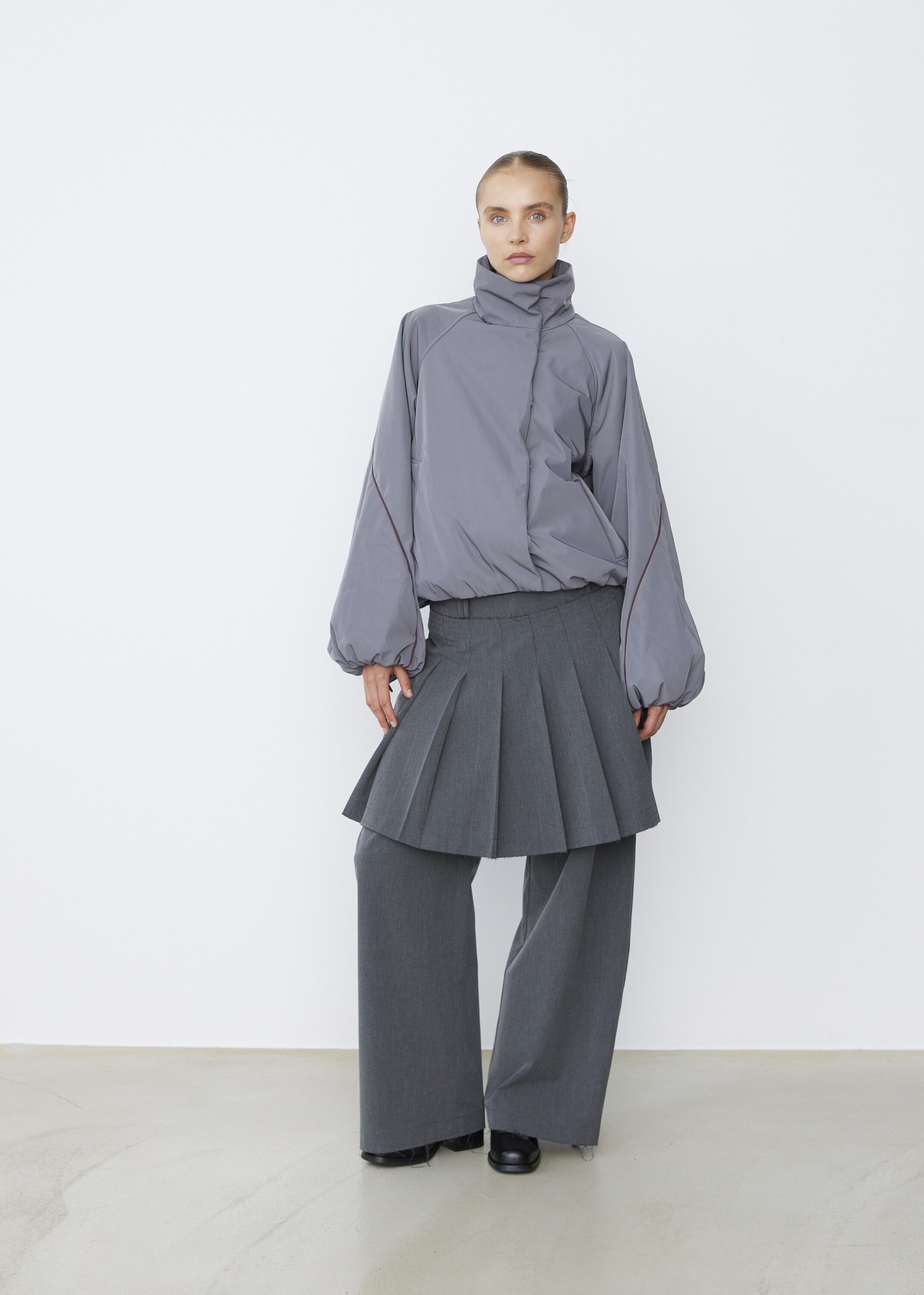 Drawstring Bomber Jacket