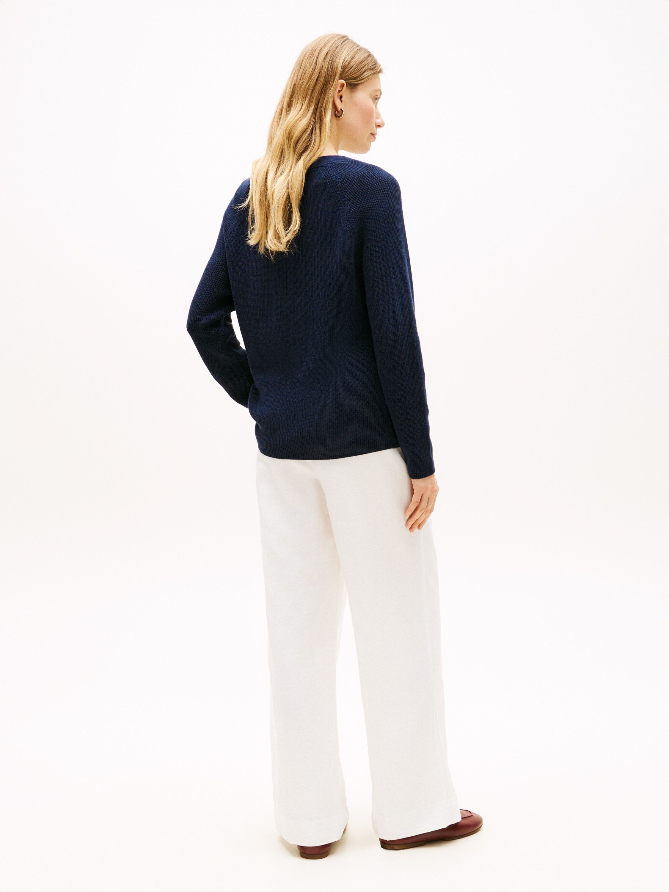 CO CARDI FINE GG LS BOAT-NK SWT