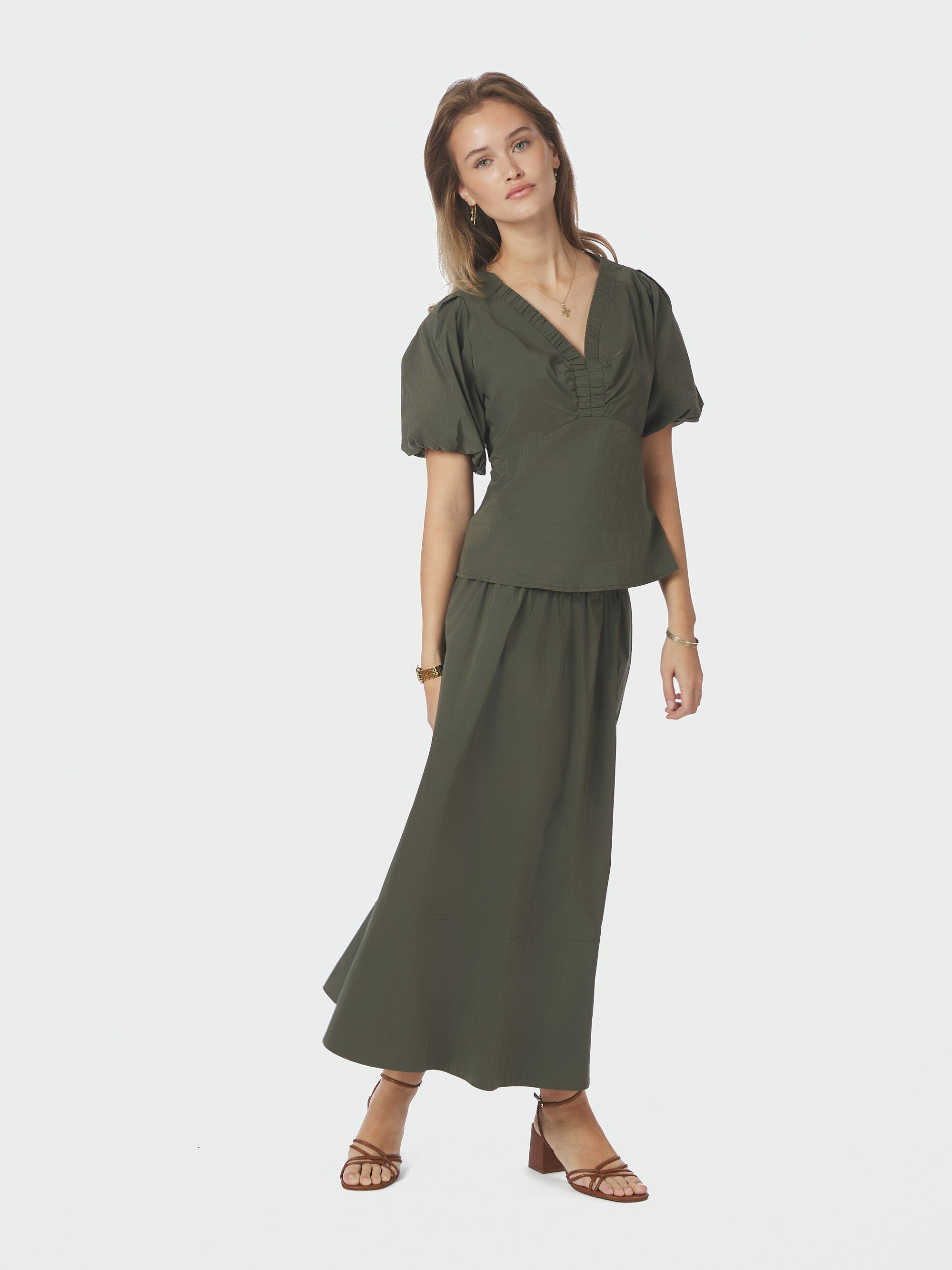 Yara Poplin Skirt