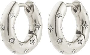 NEVAEH hoops silver-plated