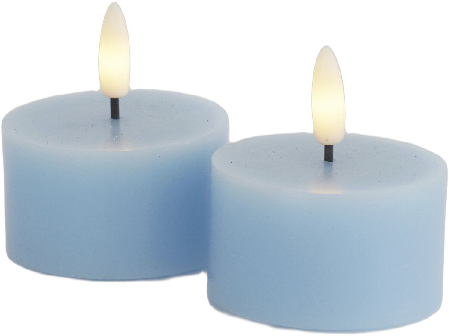 Sille Fyrfadslys 2 stk. s&aelig;t, &Oslash;6xH3,4cm