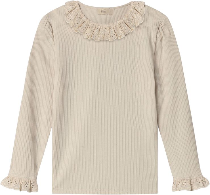 KENNA LS LACE BLOUSE