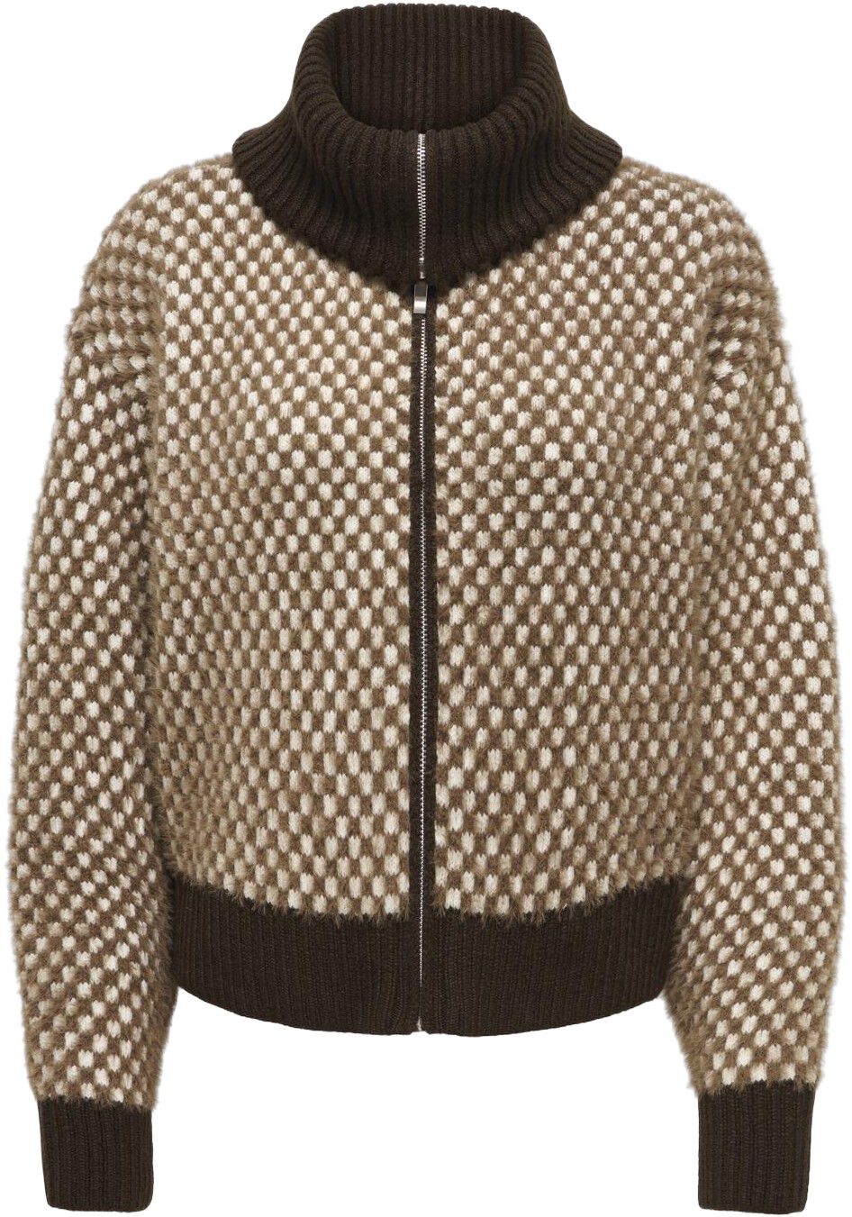 Onlhaylo Ls Zip Collar Knit Jacket Knt