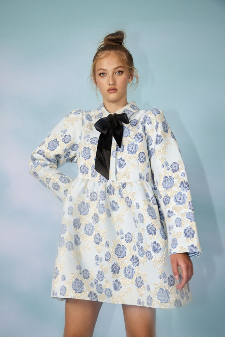 Aino Dress Crinkled Taffeta