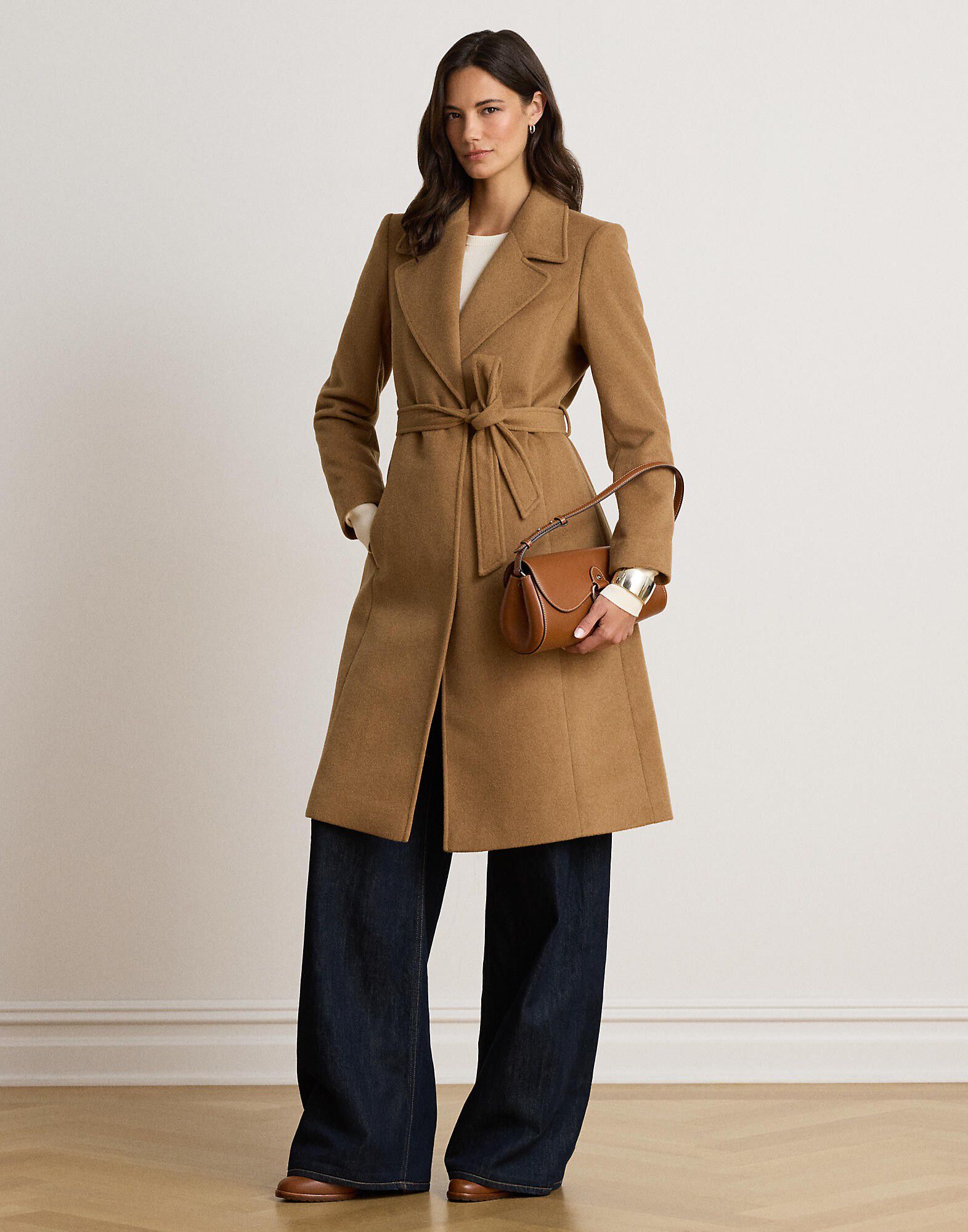 CASHMERE BLEND-WOOL WRAP 42