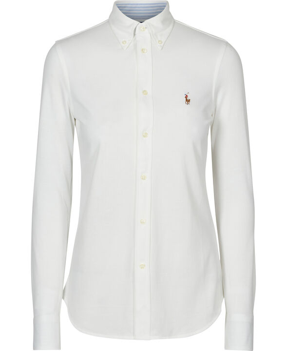 Knit Cotton Oxford Shirt