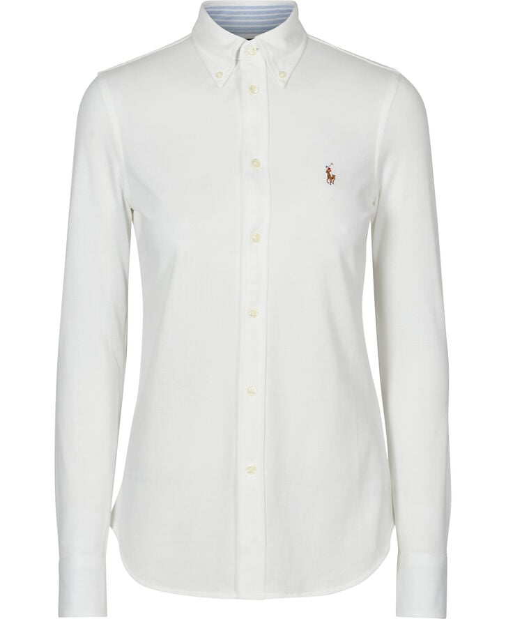 Knit Cotton Oxford Shirt