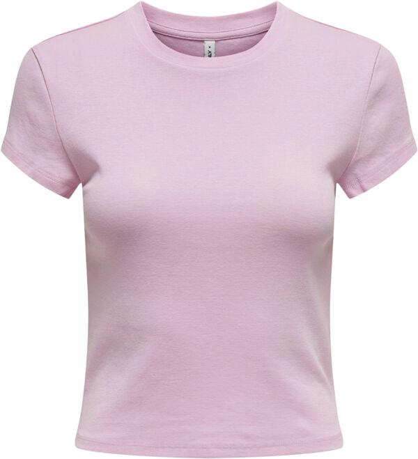 ONLELINA S/S O-NECK SHORT TOP JRS N