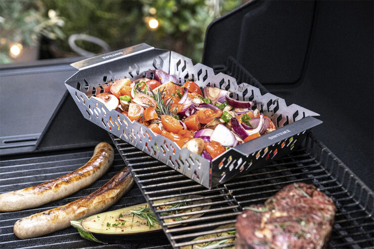 BBQ+ Set med grillkorgar S/M2 Silver