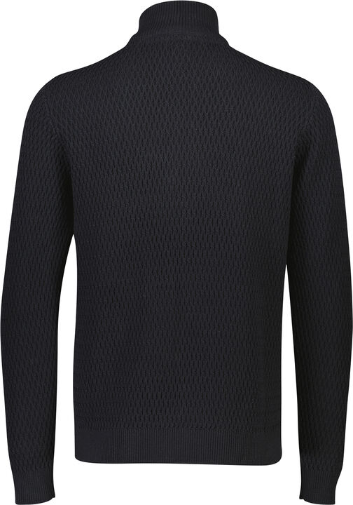 Zip through structure cardigan