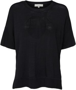 SLFWILLE SS KNIT O-NECK B