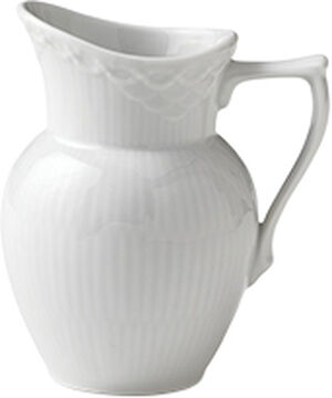 White Fluted Half Lace mjölkkanna 17 cl