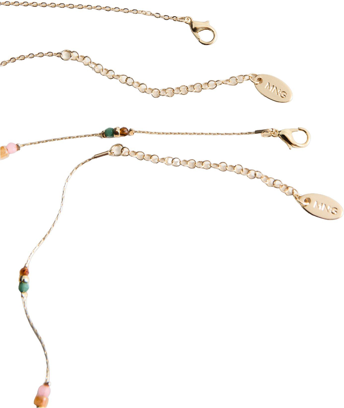 Mixed double necklace