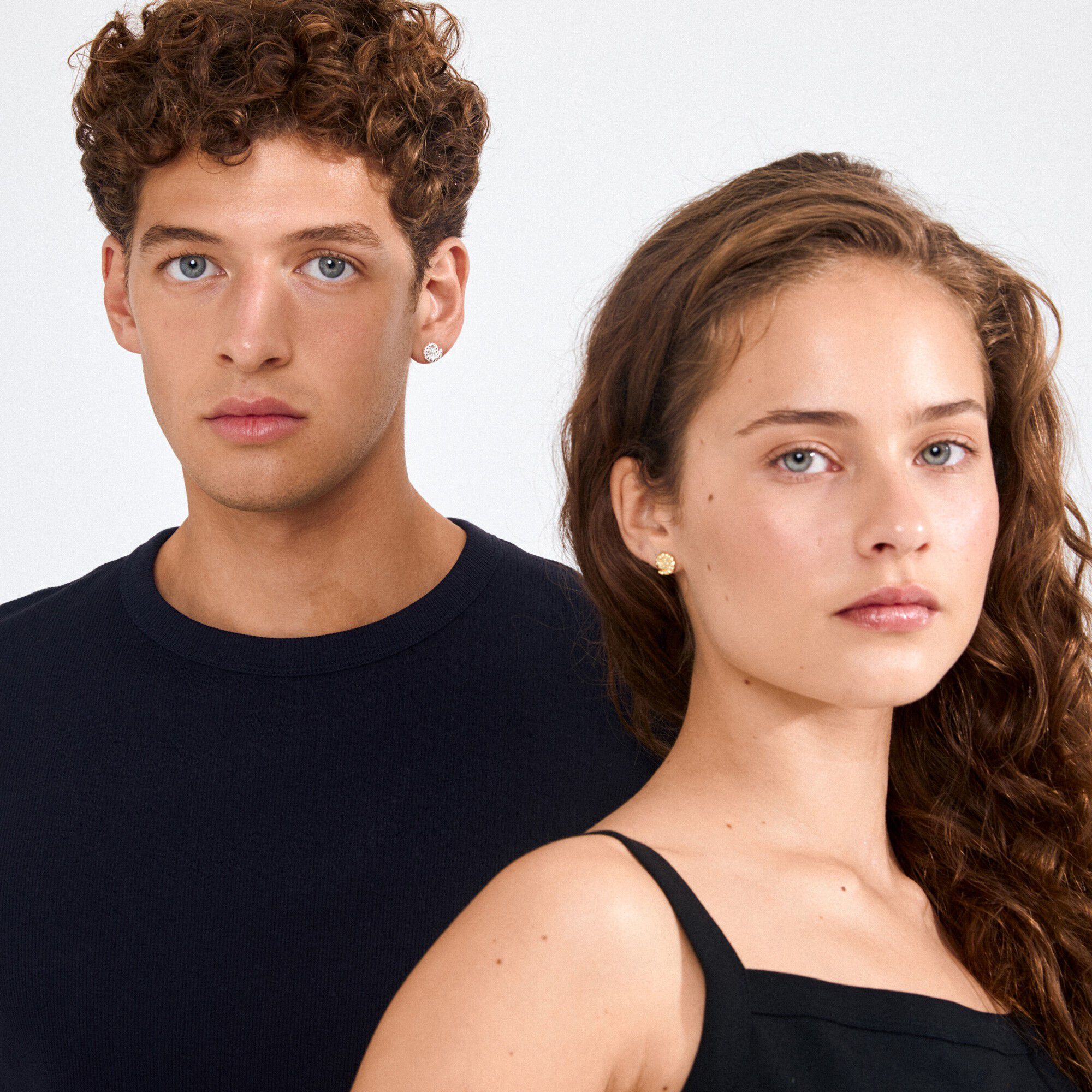 HAZE earrings silver-plated