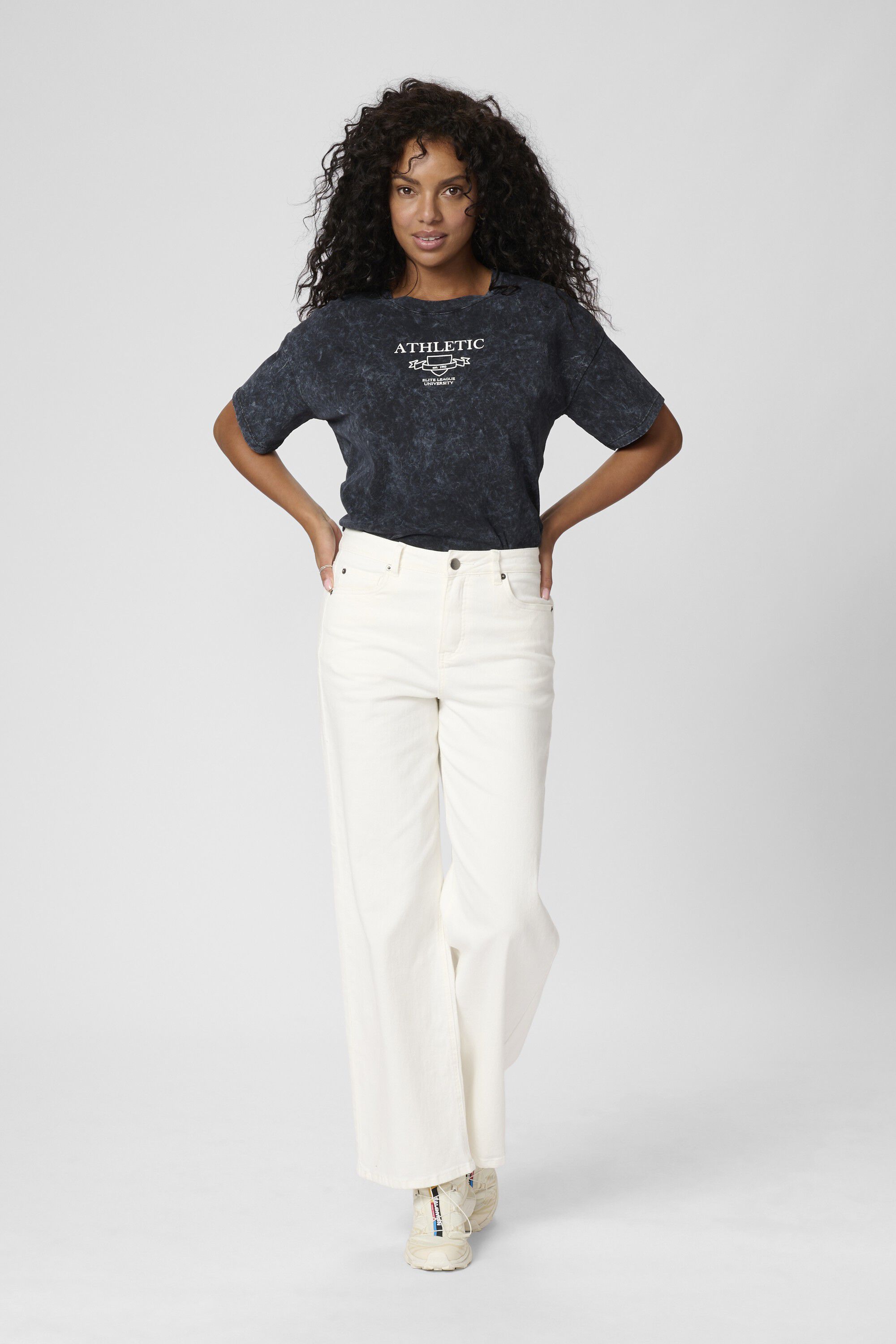 KAsinem High Waist Twill Jeans