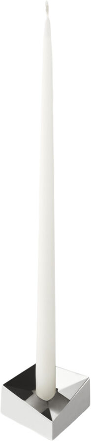 STOFF Nagel reflect candle holder, small - chrome/krom