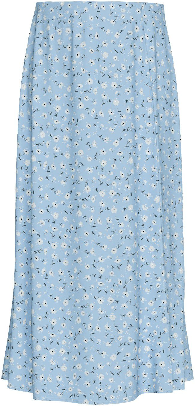 PCNYA HW LONG SLIT SKIRT WVN BC