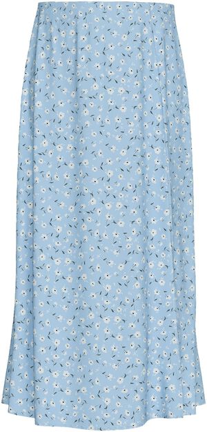 PCNYA HW LONG SLIT SKIRT WVN BC