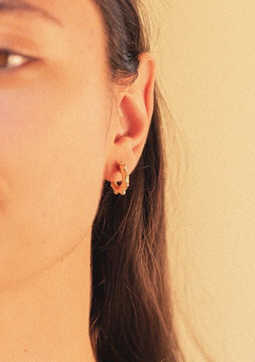 TRICK CHARM HOOP ØRERINGE